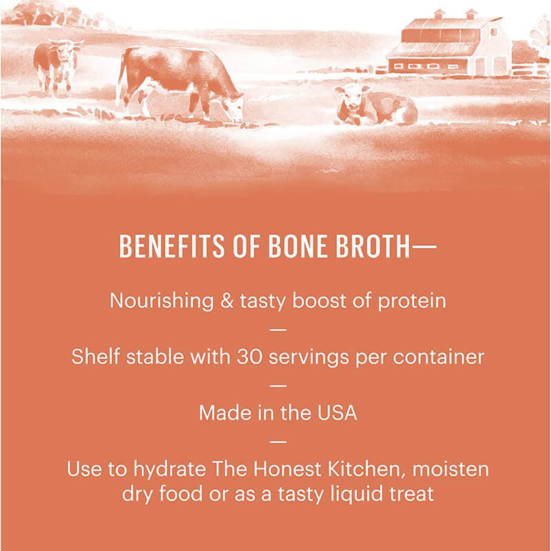 Honest Kitchen Instant Bone Broth Beef