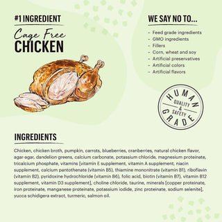 Honest Kitchen Minced Chicken in Bone Broth Gravy