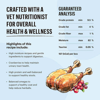 Honest Kitchen Minced Turkey in Bone Broth Gravy