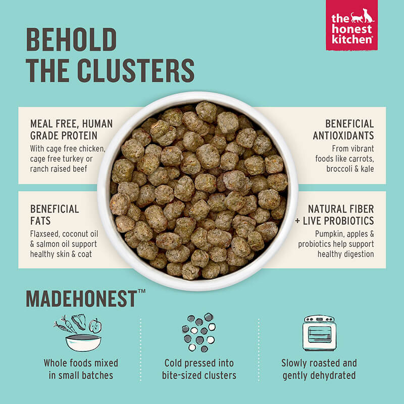 Honest Kitchen Clusters Whole-Grain Chicken