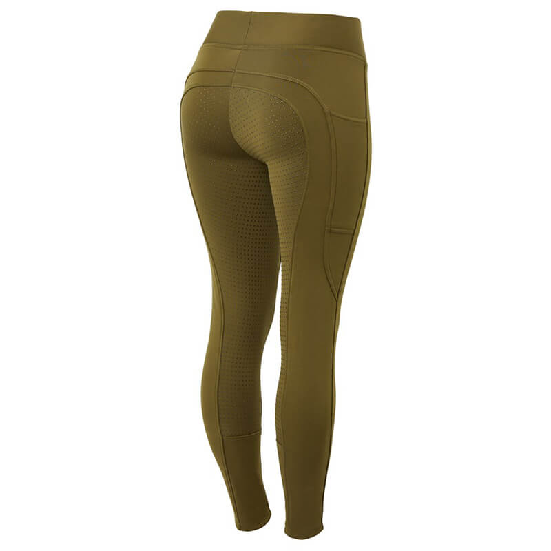 Horze Active Women's Silicone Full Seat Tights w/ Phone Pockets