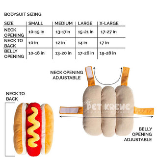 Hot Dog Costume for Pets