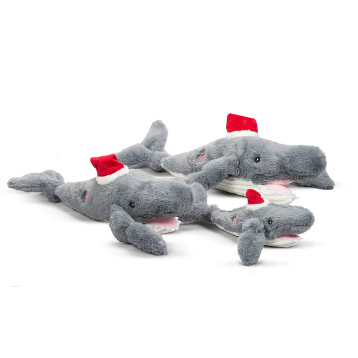 Hugglehounds Christmas Knottie Santa Whale