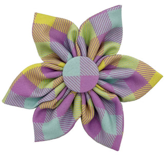 Huxley & Kent Lavender Lemon Check Pinwheel