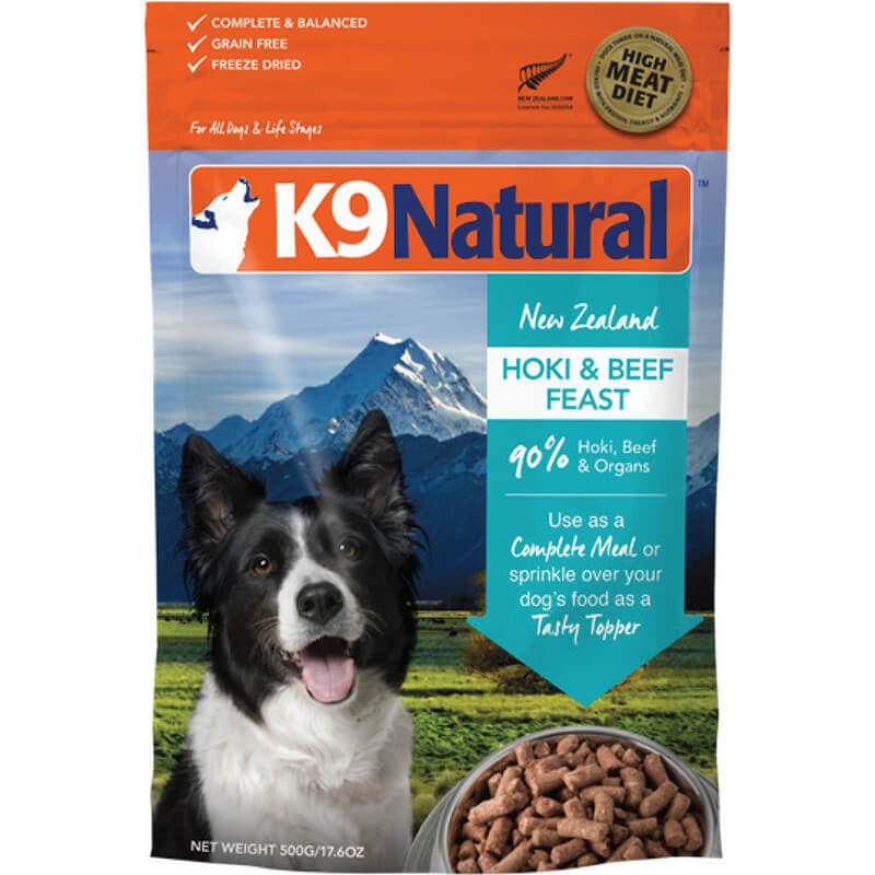 K9 Natural  Freeze Dried Hoki & Beef Feast