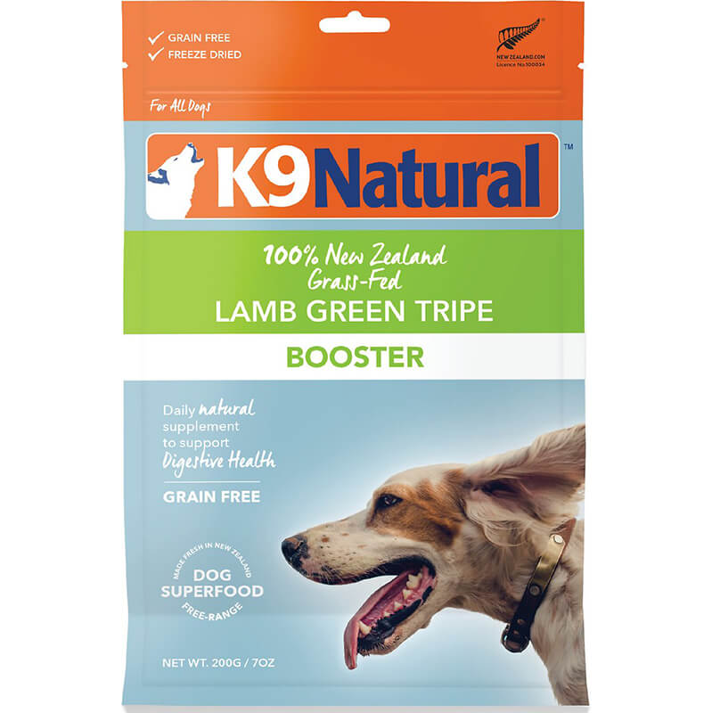 K9 Natural Freeze Dried Lamb Green Tripe Booster
