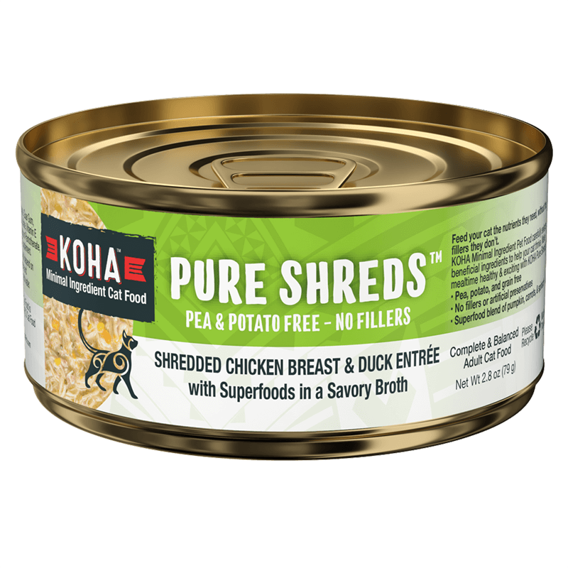 Koha Cat Pure Shreds Duck Can
