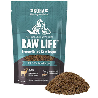 Koha Freeze-Dried Raw Elk and Venison Topper
