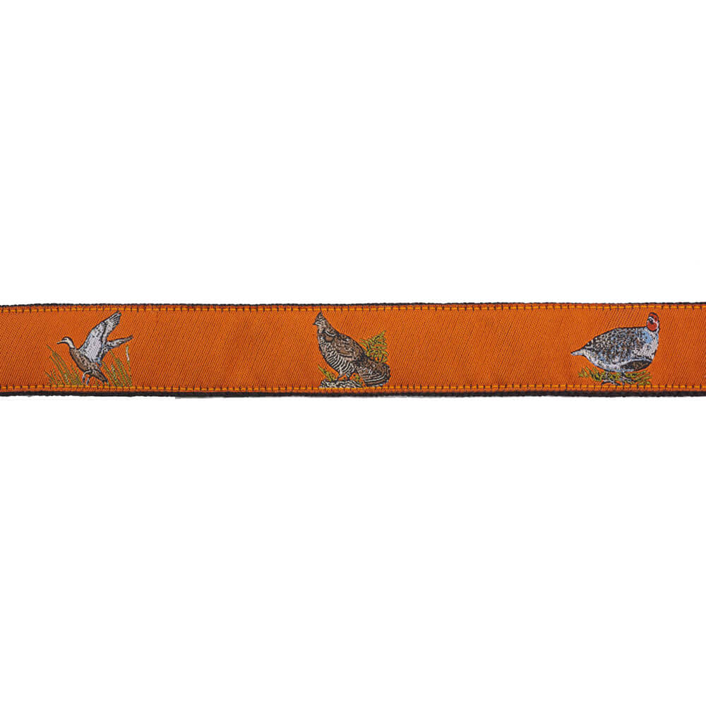 Mackenzie Orange Game Bird Buckle