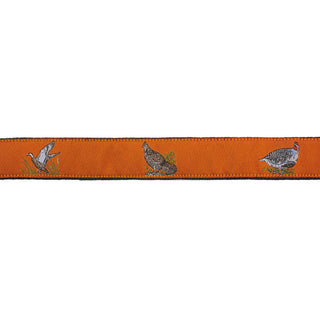 Mackenzie Orange Game Bird Buckle