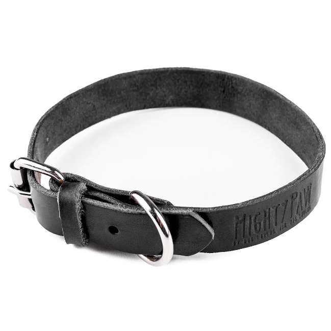 Mighty Paw Leather Dog Collar