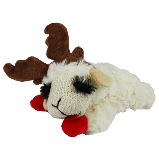 Multipet Holiday Lamb Chop with Antlers