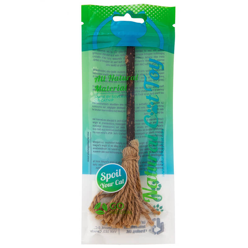 Natural Cat Toy Silver Vine Magic Broom