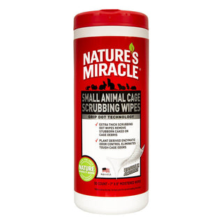Nature's Miracle Small Animal Cage Scrubbing Wipes