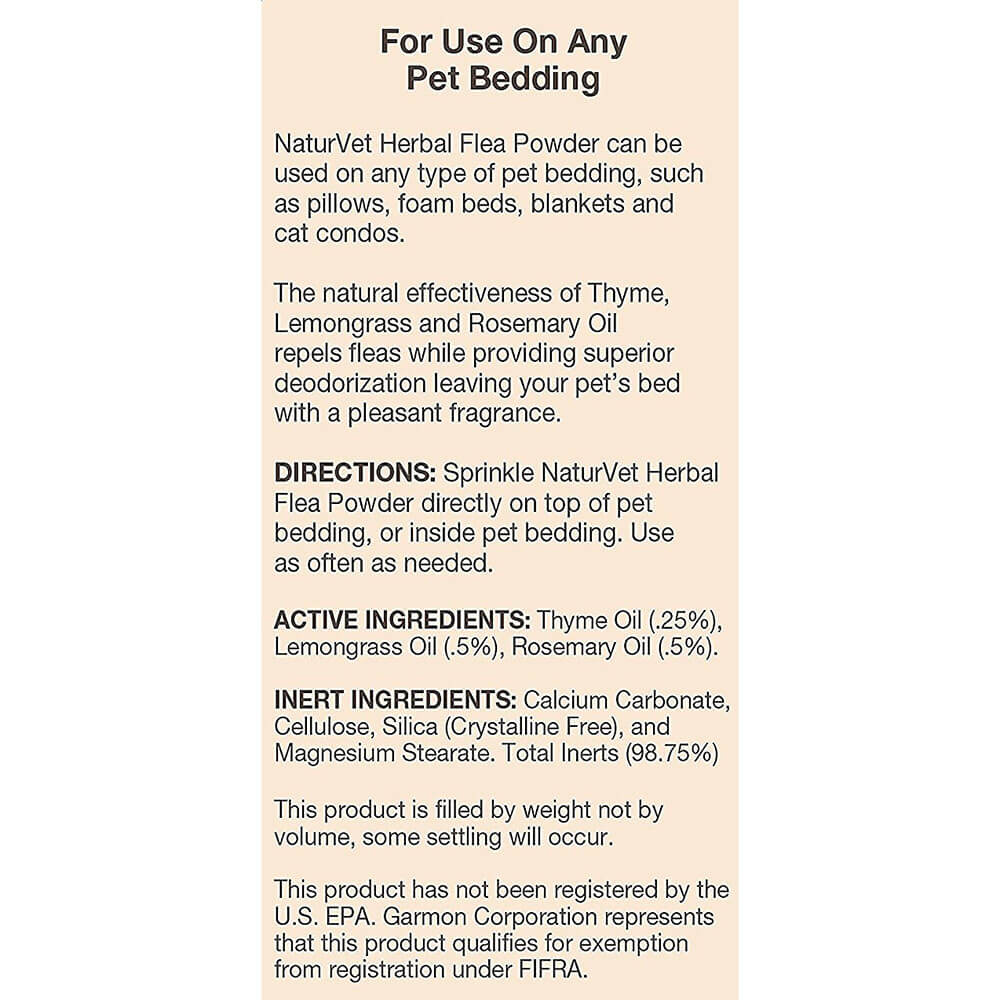 Naturvet Herbal Flea Powder