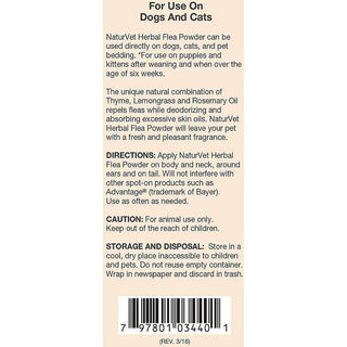 Naturvet Herbal Flea Powder