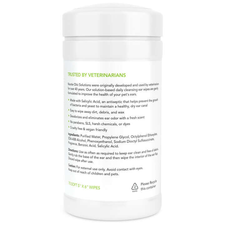 Nootie Otic Solutions Ear Wipes - Cucumber Melon