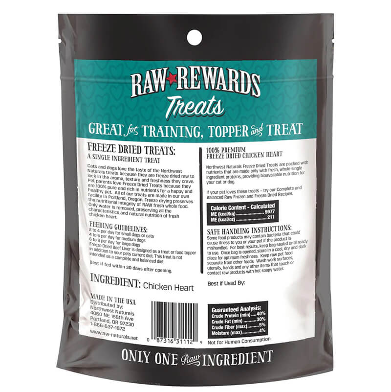 Northwest Naturals Freeze-Dried Chicken Heart