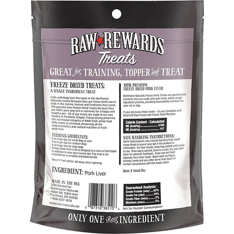 Northwest Naturals Freeze-Dried Pork Liver