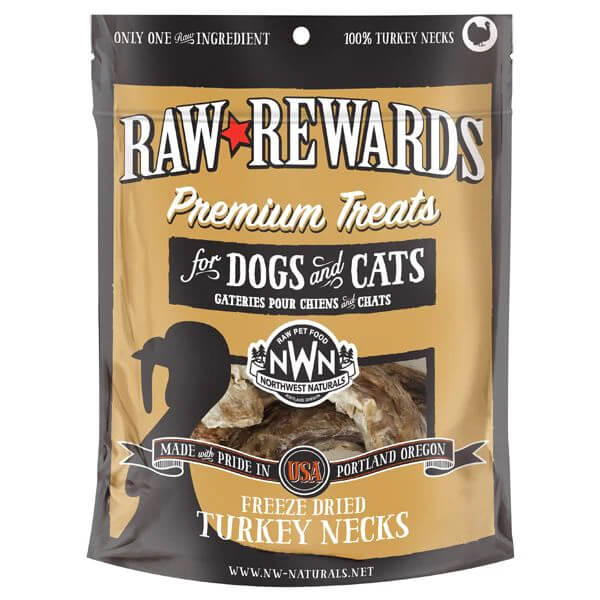 Northwest Naturals Freeze-Dried Turkey Necks 6 oz