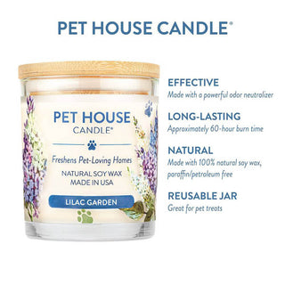 One Fur All Pet House Candle - Lilac Garden