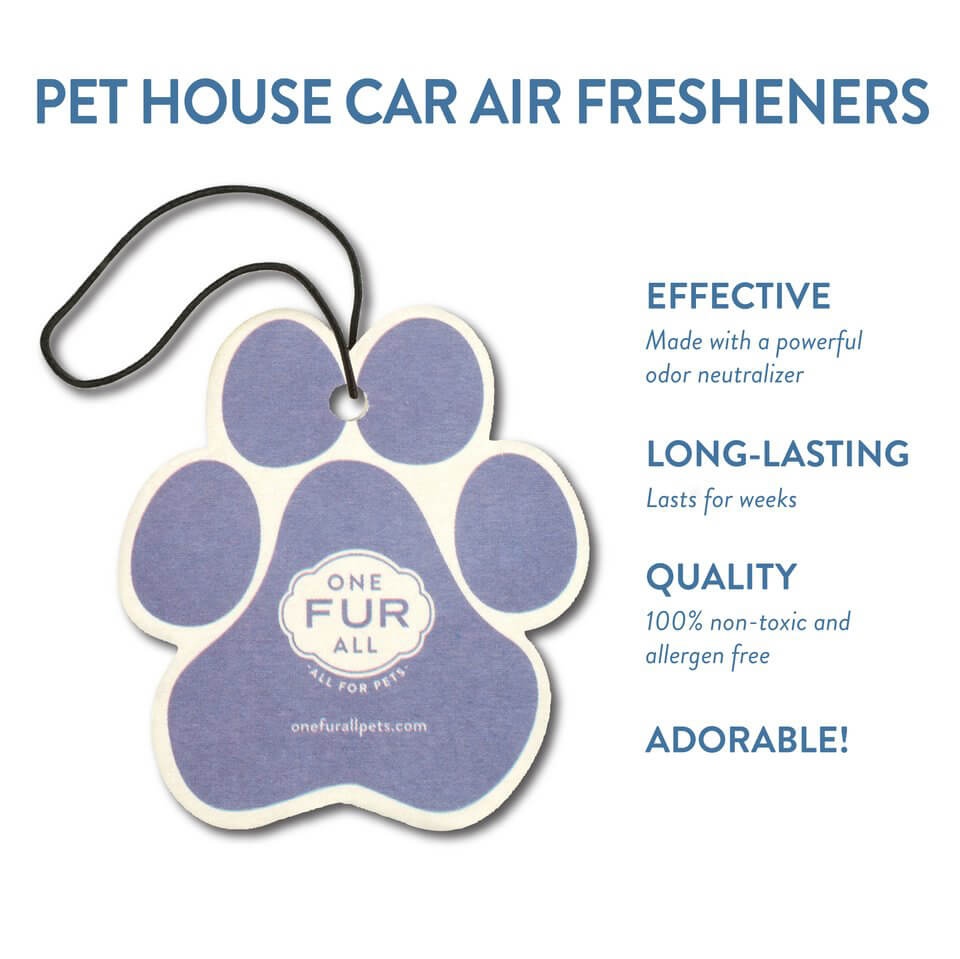 One Fur All Pet House Car Air Fresheners Lilac Garden