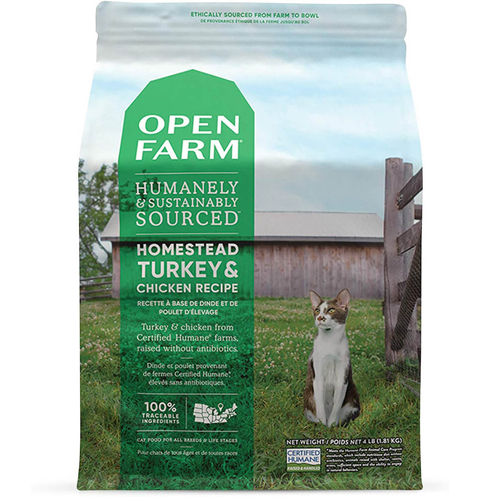 Open Farm Cat Homestead Turkey & Chicken