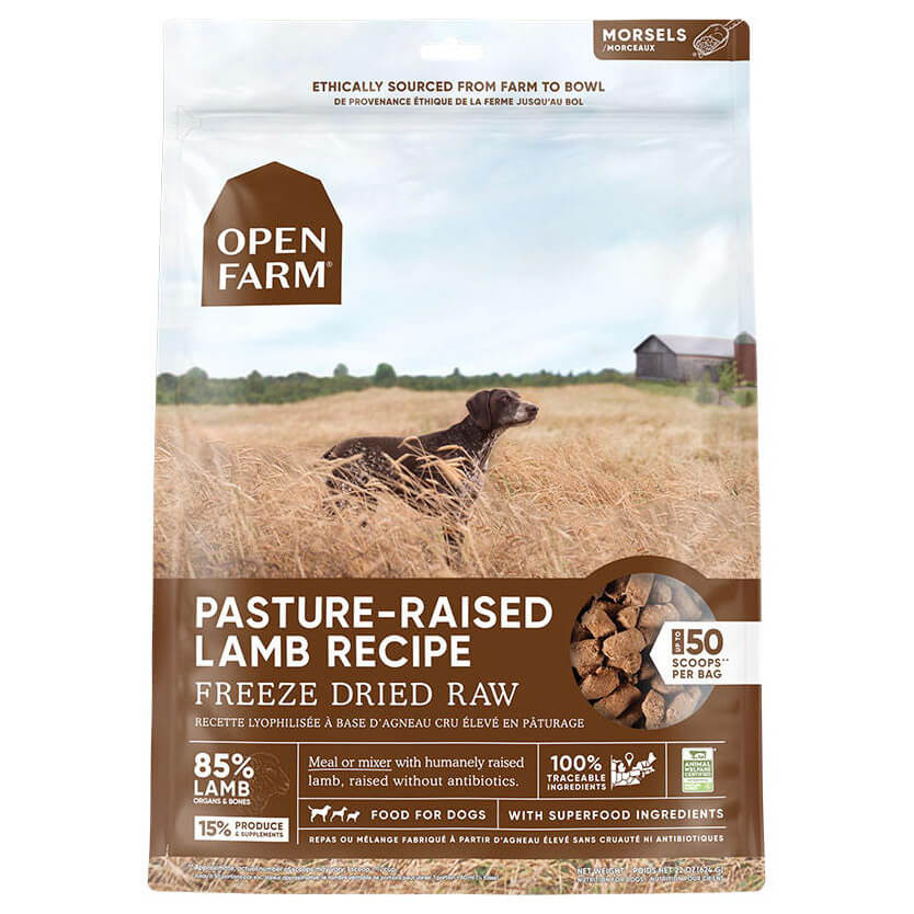Open Farm Freeze Dried Raw Morsels Pasture-Raised Lamb