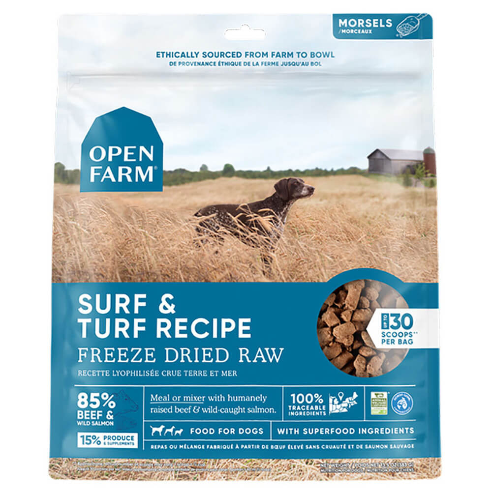 Open Farm Freeze Dried Raw Morsels Surf & Turf