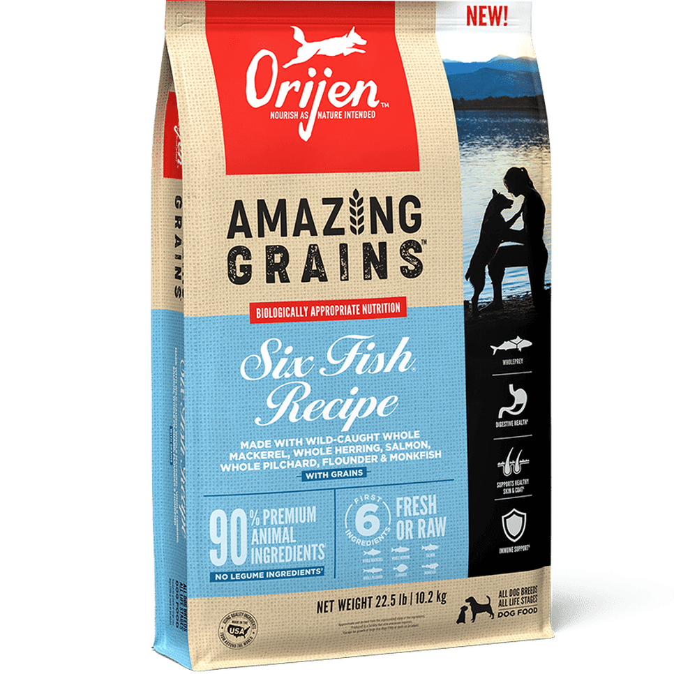 Orijen Amazing Grains Six Fish