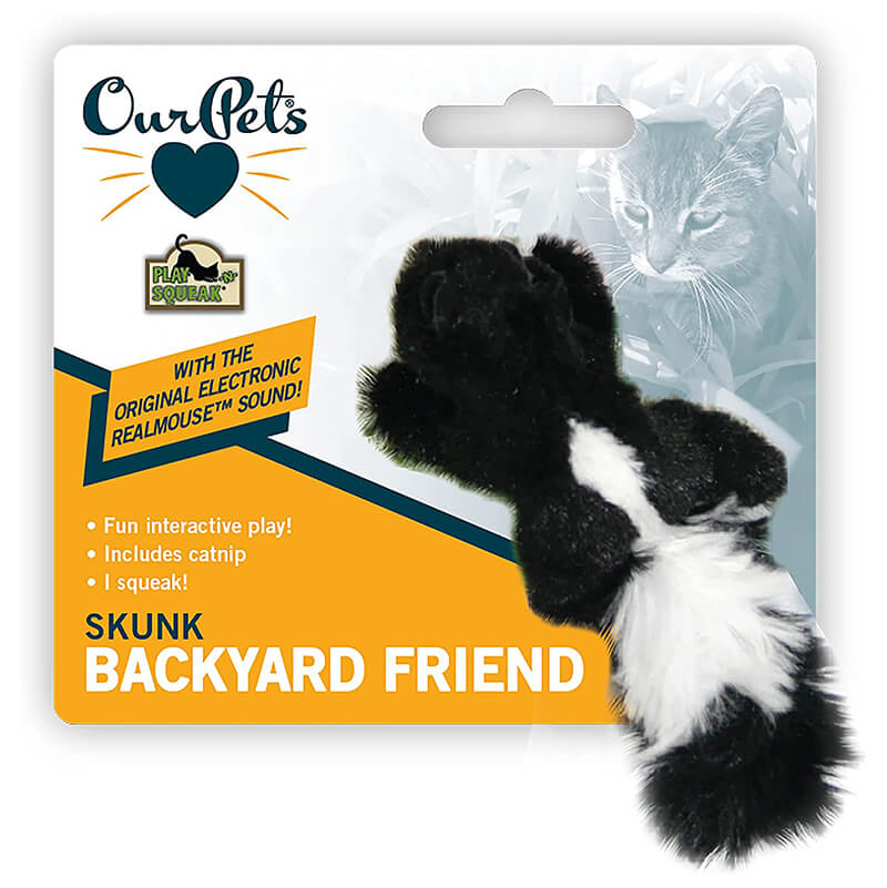 Our Pets Play N' Squeak Skunk