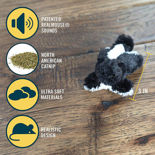 Our Pets Play N' Squeak Skunk