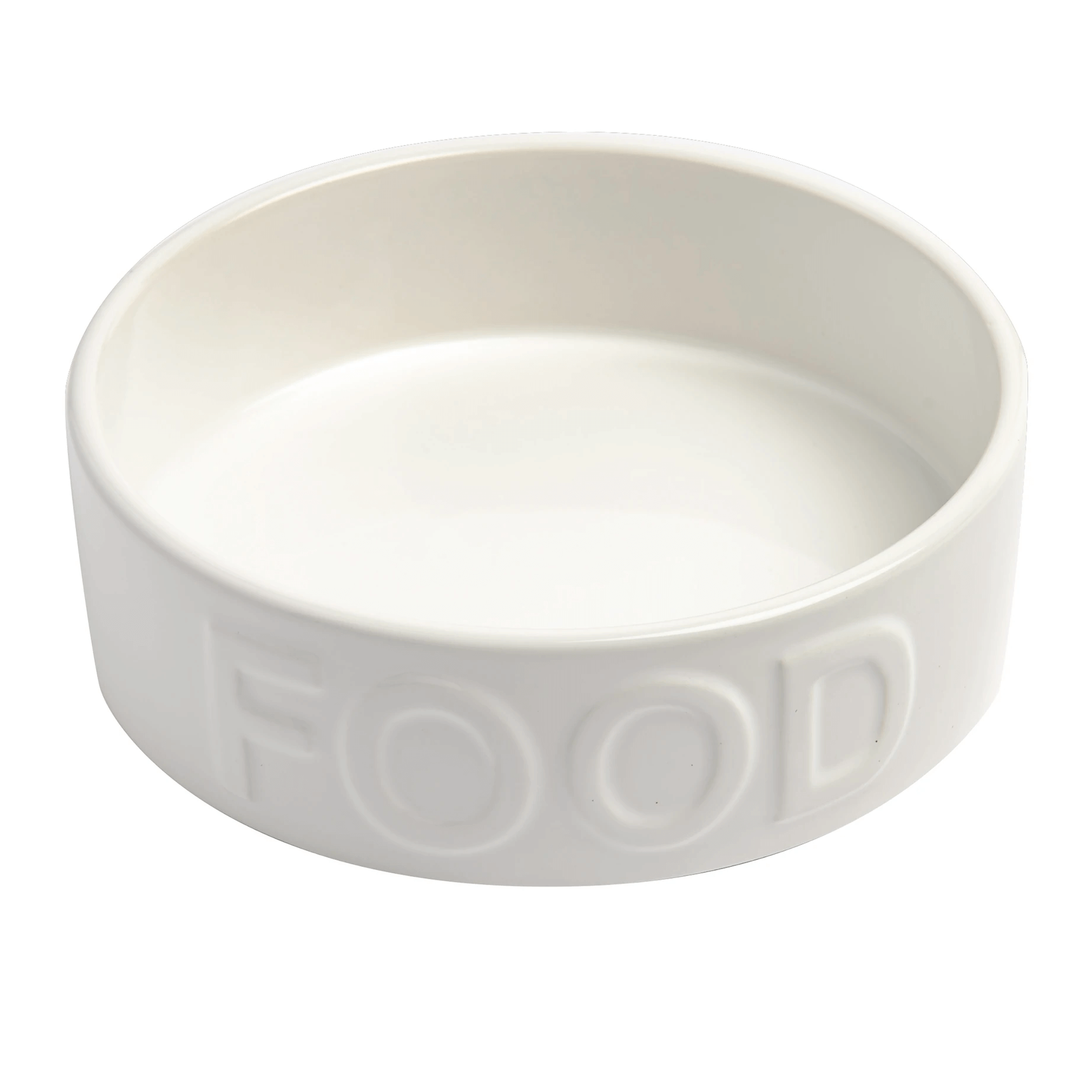 Park Life Designs Classic White Pet Bowl