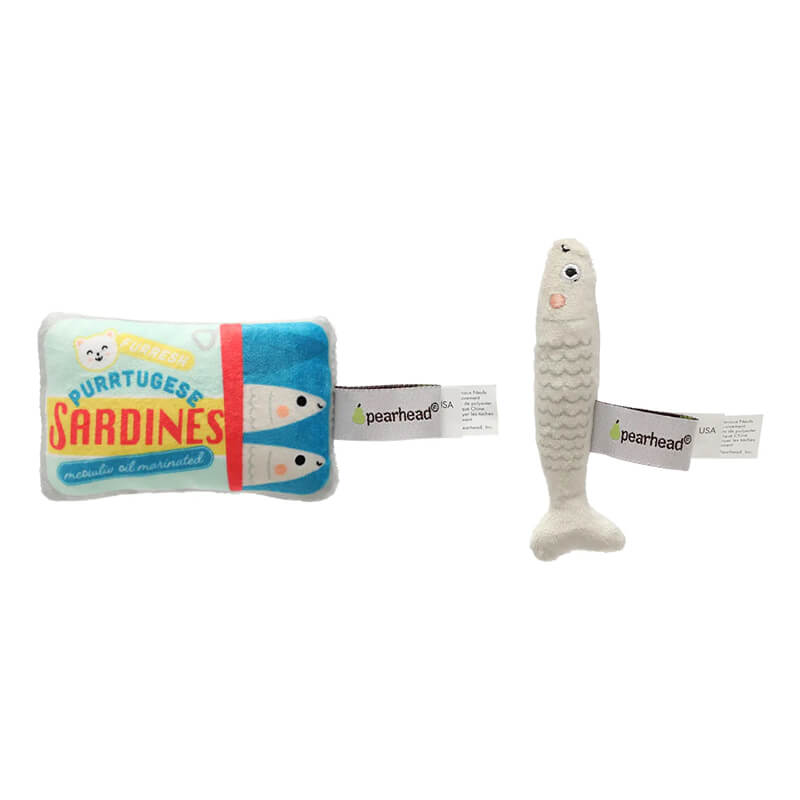 Pearhead Sardines Cat Toy Set