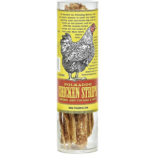 Polka Dog Chicken Jerky Strips Tube