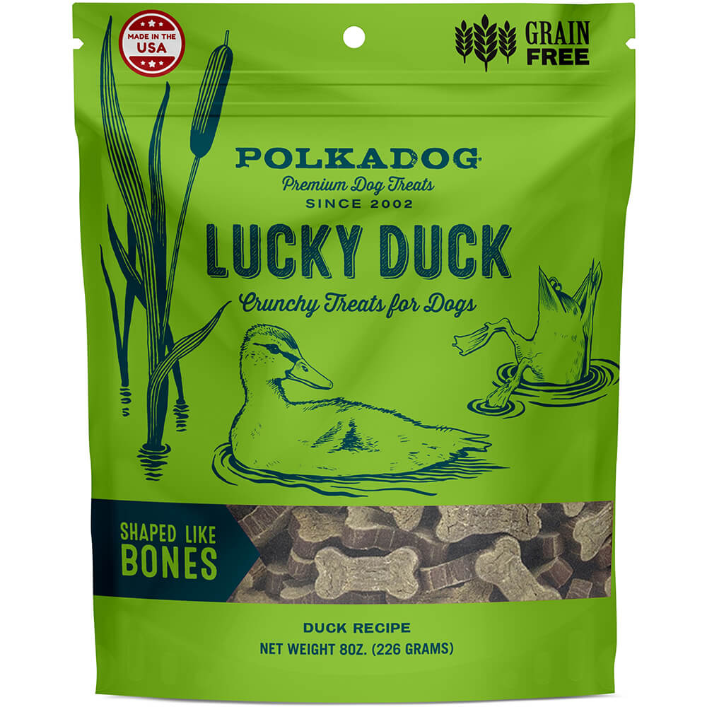 Polka Dog Lucky Ducky Bones