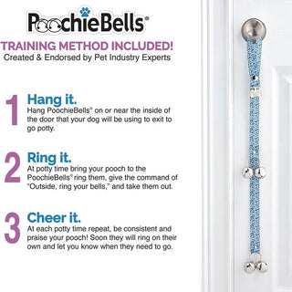 PoochieBells with Premium Cotton Webbing