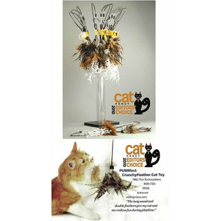 Purrfect Cat Toy Crunchy Feather Cat Wand