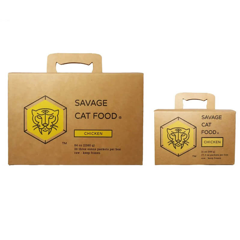 Savage Cat Food Chicken Box