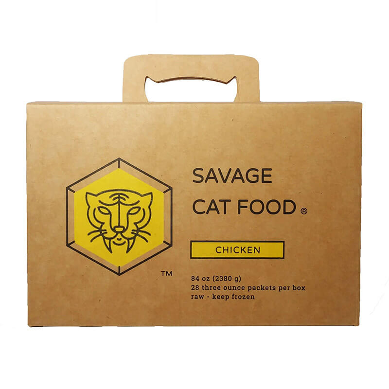 Savage Cat Food Chicken Box