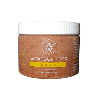 Savage Cat Food Chicken Tub