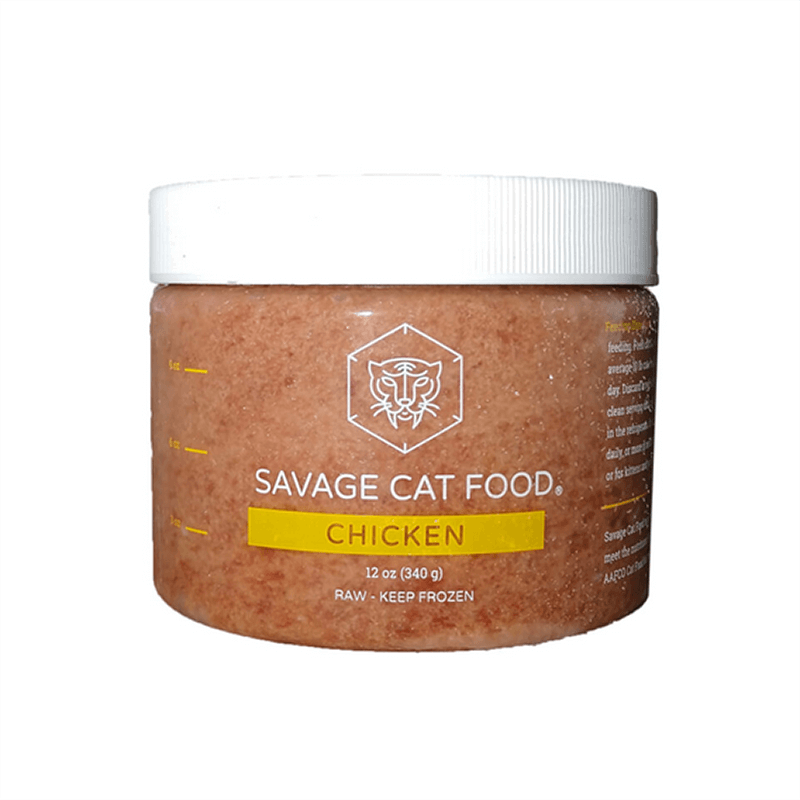 Savage Cat Food Chicken Tub
