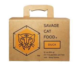 Savage Cat Food Duck Box