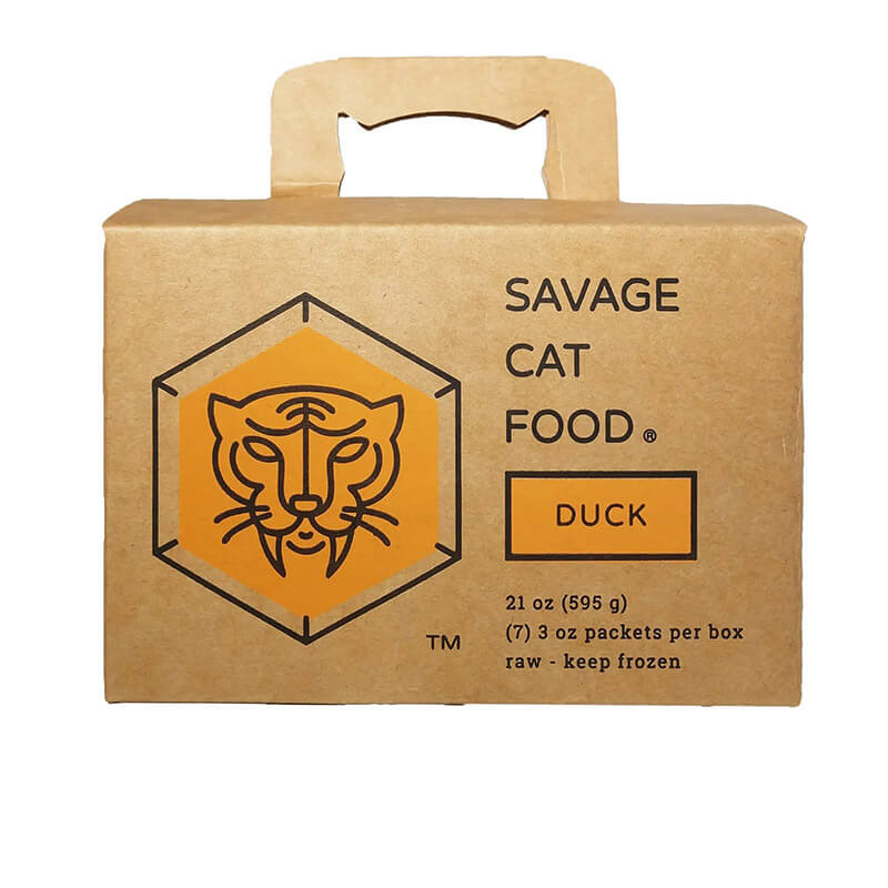 Savage Cat Food Duck Box
