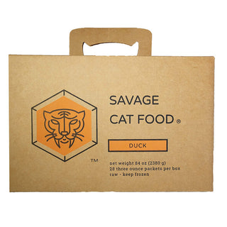 Savage Cat Food Duck Box