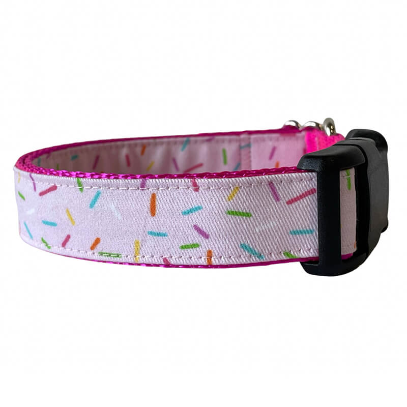 Sew Fetch Collar Pink Sprinkles