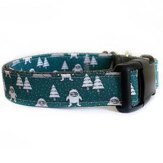 Sew Fetch Collar The Yeti Teal Winter