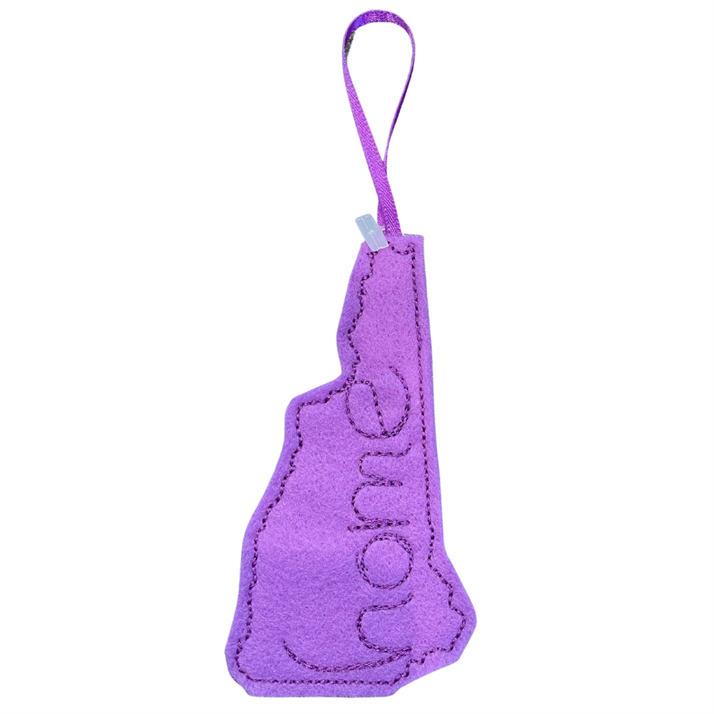 Sew Much - State Felt 'home' Ornament - NH