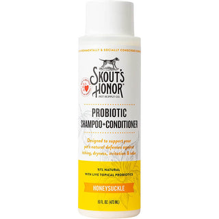 Skout's Honor Probiotic Shampoo + Conditioner  Honeysuckle