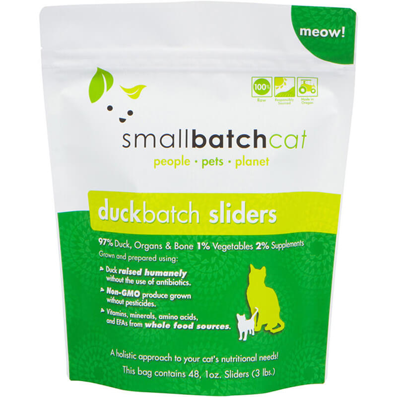 SmallBatch Cat Frozen Duck Sliders
